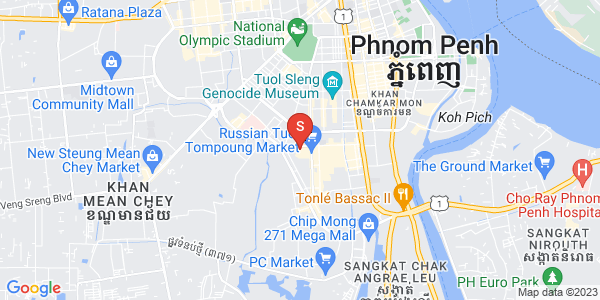 Carte de Toul Svay Prey 2, Boeng Keng Kang, Phnom Penh