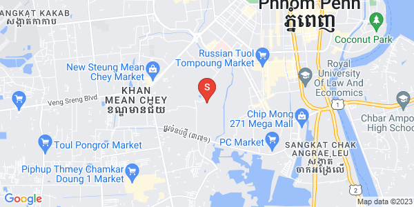 Map of Stueng Mean chey 1, Meanchey, Phnom Penh