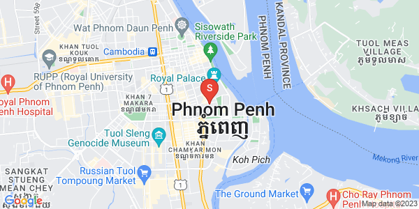 Mapa: Chakto Mukh, Daun Penh, Phnom Penh