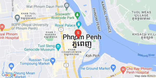 四臂湾分区, 隆边区, 金边地图