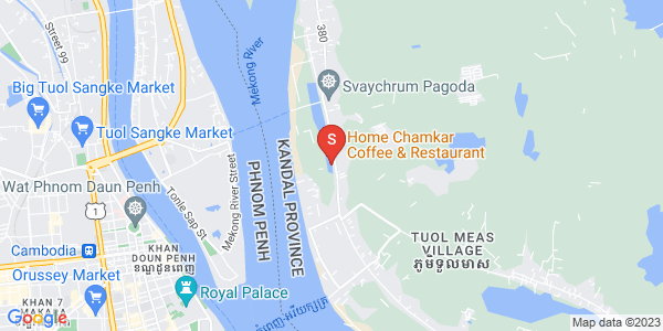 Mapa: Svay Chrum, Khsach Kandal, Kandal