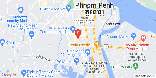Mapa: Toul Tum Poung 1, Chamkarmon, Phnom Penh