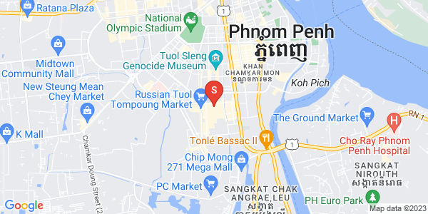 Mapa: Toul Tum Poung 1, Chamkarmon, Phnom Penh