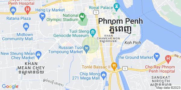 แผนที่ บึงตระเบก, จัมการมอน, พนมเปญ