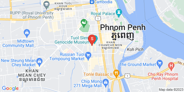 万景岗3分区（BKK3), 波哥堪, 金边地图