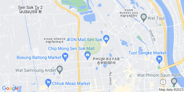 新金边, 森速区, 金边地图