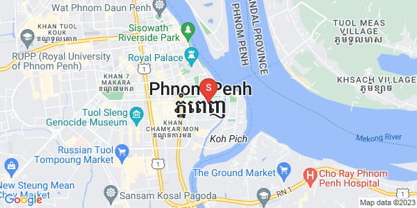 Mapa: 308, Tonle Bassac, Chamkarmon, Phnom Penh