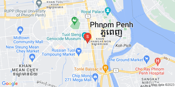 386, 万景岗3分区（BKK3), 波哥堪, 金边地图