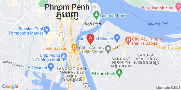 แผนที่ LyLy, Chbar Ampov I, จบาร์อำเปา, พนมเปญ