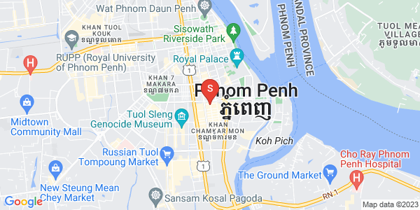 BKK 1, ボンケンコン, プノンペンの地図