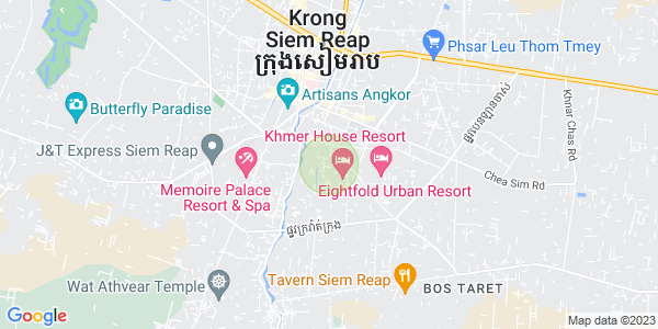 Map of Sala Kamraeuk, Siem Reap