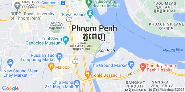 百色河分区, 占卡蒙, 金边地图