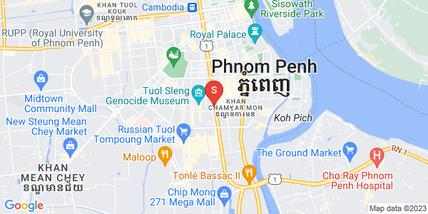 Map of BKK 1, Boeng Keng Kang, Phnom Penh