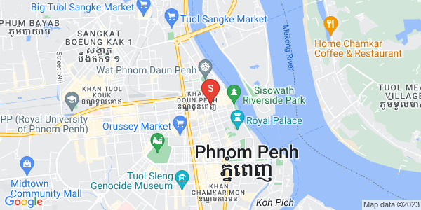 Carte de Phsar Thmei I, Daun Penh, Phnom Penh