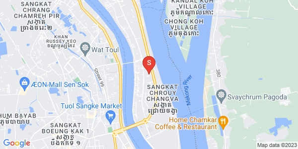 Mapa: Chroy Changvar, Phnom Penh