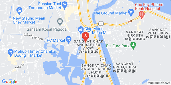 Map of Chak Angrae Leu, Meanchey, Phnom Penh