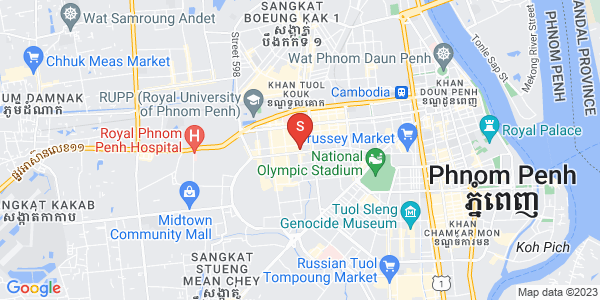 แผนที่ ตึกลอัก 1, ตวลโคก, พนมเปญ