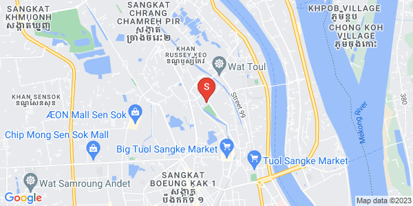 Mapa: Boeung Kak 2, Toul Kork, Phnom Penh