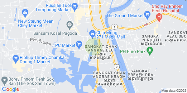 Mapa: Chak Angrae Leu, Meanchey, Phnom Penh