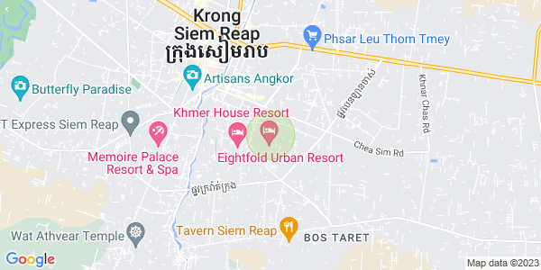 Mapa: Sala Kamraeuk, Siem Reap