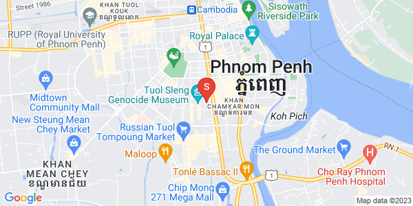 万景岗3分区（BKK3), 波哥堪, 金边地图
