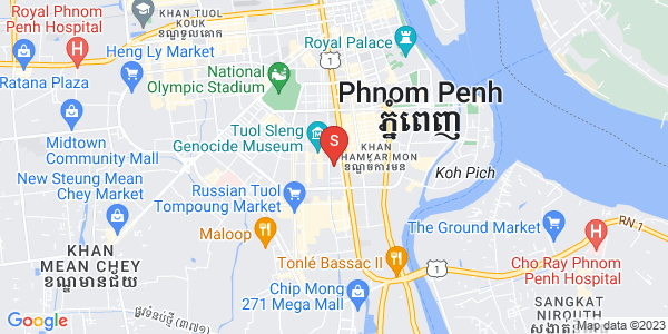 Map of BKK 3, Boeng Keng Kang, Phnom Penh