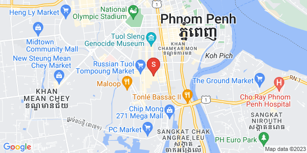 Mapa: Toul Tum Poung 1, Chamkarmon, Phnom Penh