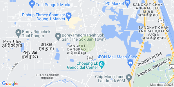 Map of Dangkao, Phnom Penh