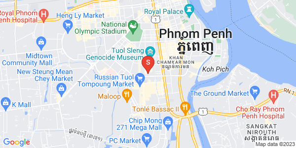 万景岗3分区（BKK3), 波哥堪, 金边地图