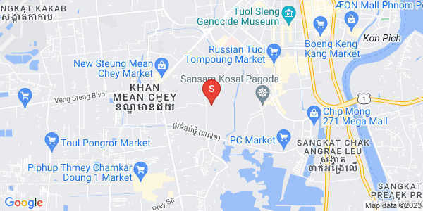 Map of Stueng Mean chey 1, Meanchey, Phnom Penh