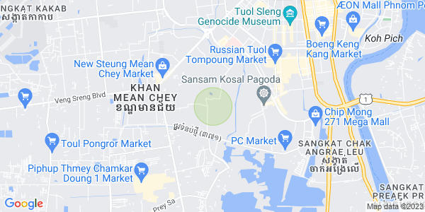 Mapa: Stueng Mean chey 1, Meanchey, Phnom Penh