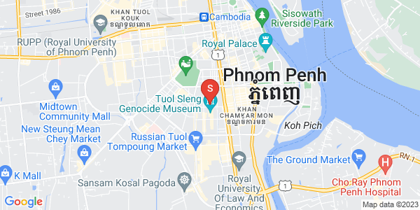 Mapa: BKK 2, Boeng Keng Kang, Phnom Penh
