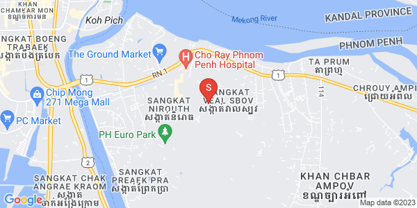 Mapa: 007, Cielę Sbov, Chbar Ampov, Phnom Penh