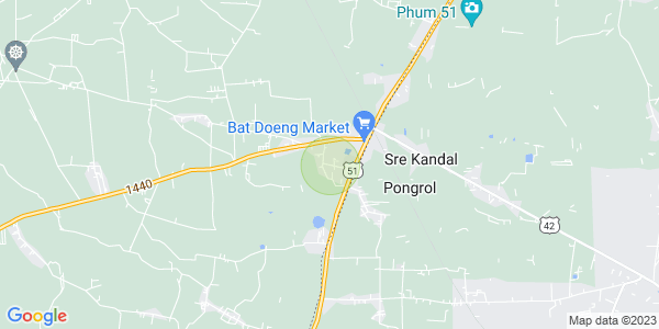 Stueng Mean chey 1镇, 棉芷区, 金边地图