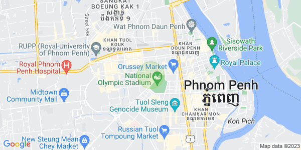 Mapa: Phnom Penh Thmey, Sen Sok, Phnom Penh