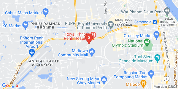 Map of Tuek Thla, Sen Sok, Phnom Penh