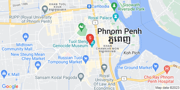 Mapa: BKK 1, Boeng Keng Kang, Phnom Penh