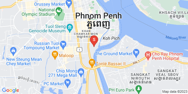 014, 百色河分区, 占卡蒙, 金边地图