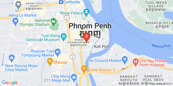 แผนที่ โตนเลบาสัก, จัมการมอน, พนมเปญ
