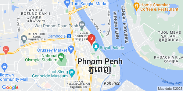 ワットプノン, ドーンペン, プノンペンの地図