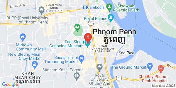 万景岗2分区（BKK2), 波哥堪, 金边地图