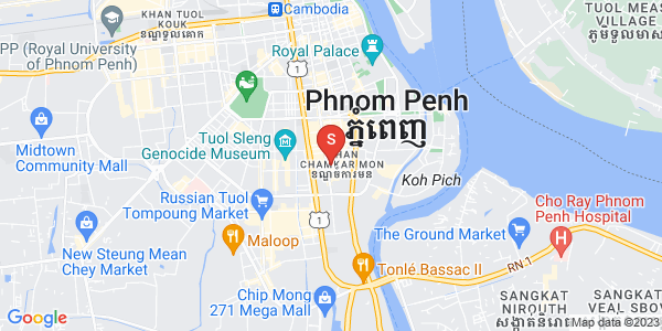 Map of BKK 1, Boeng Keng Kang, Phnom Penh