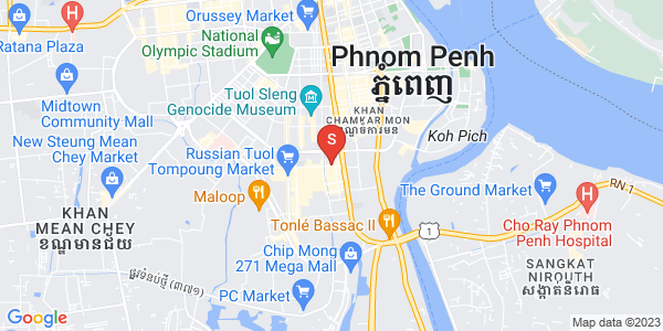 แผนที่ โตนเลบาสัก, จัมการมอน, พนมเปญ