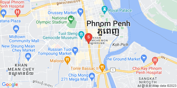 Map of BKK 1, Boeng Keng Kang, Phnom Penh