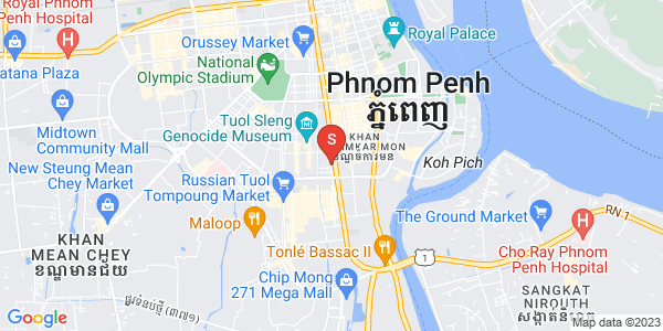万景岗3分区（BKK3), 波哥堪, 金边地图