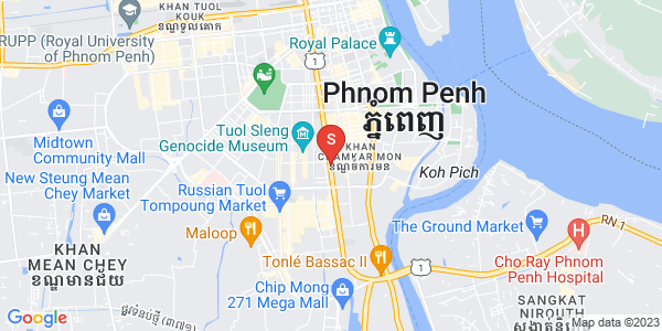 万景岗3分区（BKK3), 波哥堪, 金边地图