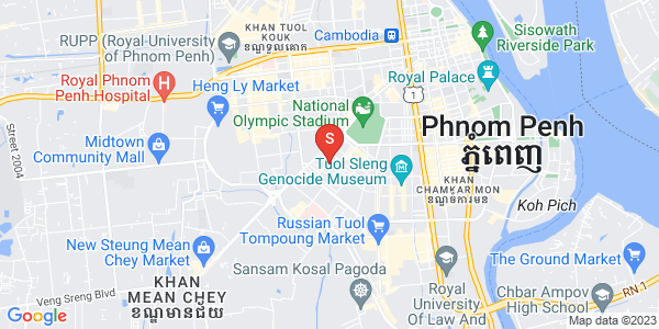 Mapa: Olympic, Boeng Keng Kang, Phnom Penh