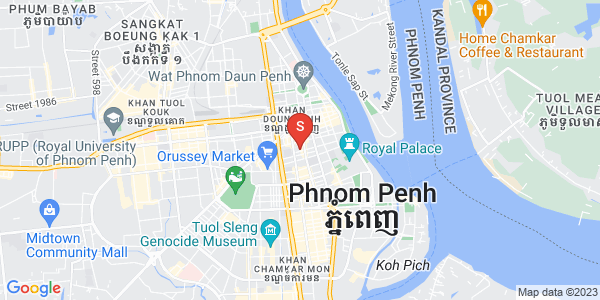 Map of Phnom Penh Thmey, Sen Sok, Phnom Penh