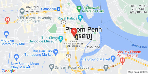 51, 万景岗1分区（BKK1), 波哥堪, 金边地图