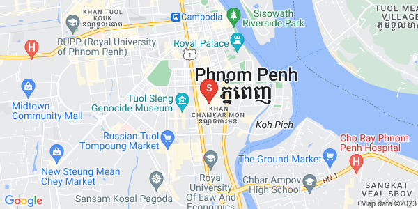 57, 万景岗1分区（BKK1), 波哥堪, 金边地图